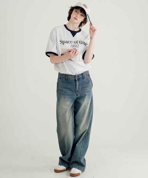 WV PROJECT(ダブリューブイプロジェクト)の「【WV PROJECT】Rest rain 12 sleeve t-shirts MJST7727(Tシャツ/カットソー・メンズ・ライトグレー/ブラック/ネイビー/オフホワイト/オレンジ系・S/M/L)」の19枚目の写真