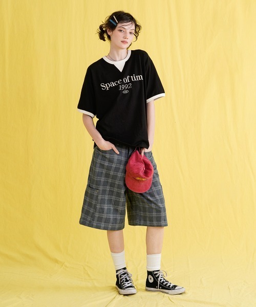 WV PROJECT(ダブリューブイプロジェクト)の「【WV PROJECT】Rest rain 12 sleeve t-shirts MJST7727(Tシャツ/カットソー・メンズ・ライトグレー/ブラック/ネイビー/オフホワイト/オレンジ系・S/M/L)」の15枚目の写真