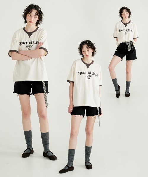 WV PROJECT(ダブリューブイプロジェクト)の「【WV PROJECT】Rest rain 12 sleeve t-shirts MJST7727(Tシャツ/カットソー・メンズ・ライトグレー/ブラック/ネイビー/オフホワイト/オレンジ系・S/M/L)」の10枚目の写真