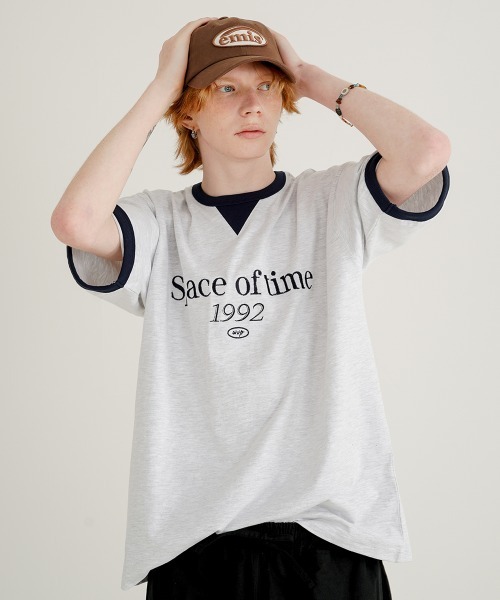 WV PROJECT(ダブリューブイプロジェクト)の「【WV PROJECT】Rest rain 12 sleeve t-shirts MJST7727(Tシャツ/カットソー・メンズ・ライトグレー/ブラック/ネイビー/オフホワイト/オレンジ系・S/M/L)」の20枚目の写真