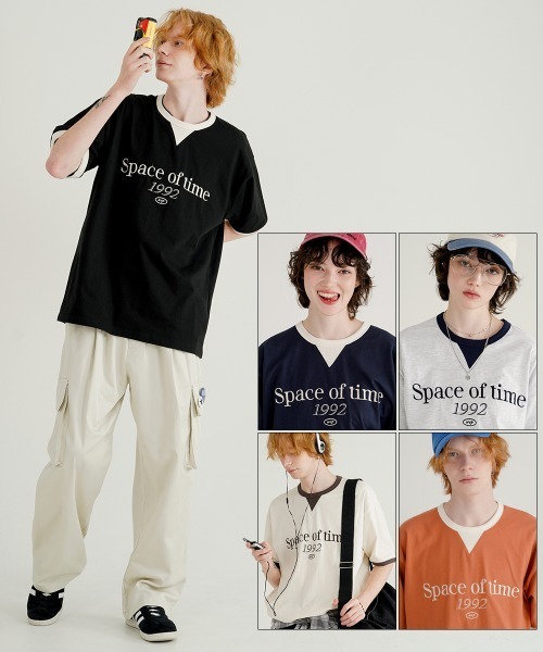 WV PROJECT(ダブリューブイプロジェクト)の「【WV PROJECT】Rest rain 12 sleeve t-shirts MJST7727(Tシャツ/カットソー・メンズ・ライトグレー/ブラック/ネイビー/オフホワイト/オレンジ系・S/M/L)」の11枚目の写真