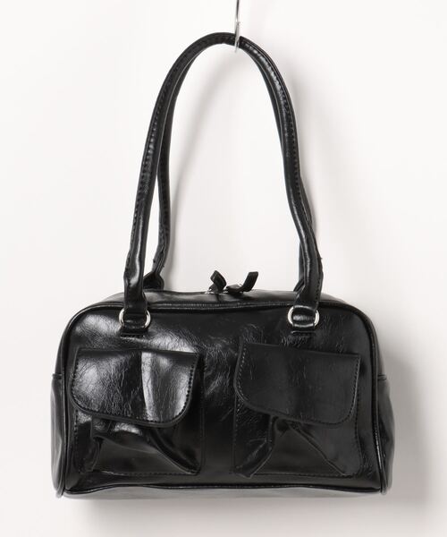 BARRETTA（バレッタ）の「フェイクレザーボストンバッグ（ボストンバッグ・レディース・ブラック・FREE）」の6枚目の写真