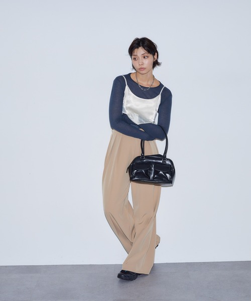 BARRETTA（バレッタ）の「フェイクレザーボストンバッグ（ボストンバッグ・レディース・ブラック・FREE）」の20枚目の写真