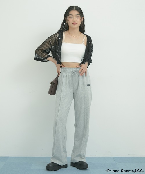 PRINCE（プリンス）の「【Prince】VIS別注ワイドスウェットパンツ（その他パンツ・レディース・ブルー系その他6/ダークブラウン/ライトグレー・S/M）」の6枚目の写真