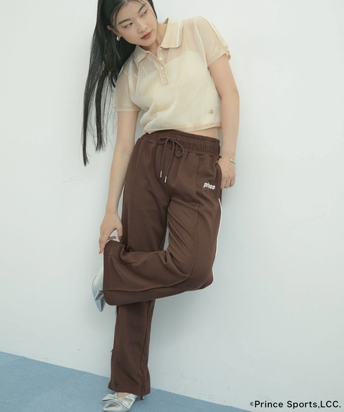 PRINCE（プリンス）の「【Prince】VIS別注ワイドスウェットパンツ（その他パンツ・レディース・ブルー系その他6/ダークブラウン/ライトグレー・S/M）」の8枚目の写真