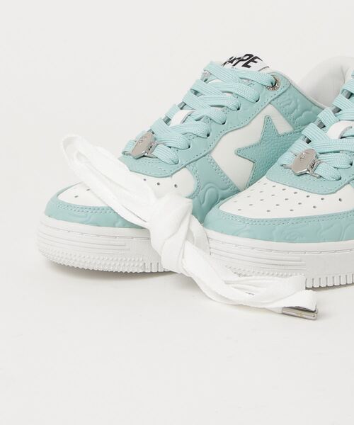 A BATHING APE（アベイシングエイプ）の「BAPE STA #4（スニーカー・レディース・ブラック/サックスブルー/グレー・5/6）」の6枚目の写真