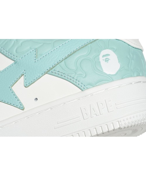 A BATHING APE（アベイシングエイプ）の「BAPE STA #4（スニーカー・レディース・ブラック/サックスブルー/グレー・5/6）」の7枚目の写真