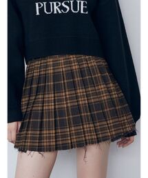 EMODA | カットオフプリーツミニスカート(スカート)