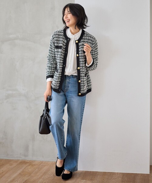 MOTHER ハイウエストストレートデニムパンツ　ストレッチ　25 洗濯可 item353042100401-1-2.jpg