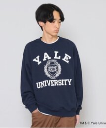 GLAZOS | 【YALE】フロントエンブレムロゴプリントトレーナー(スウェット)