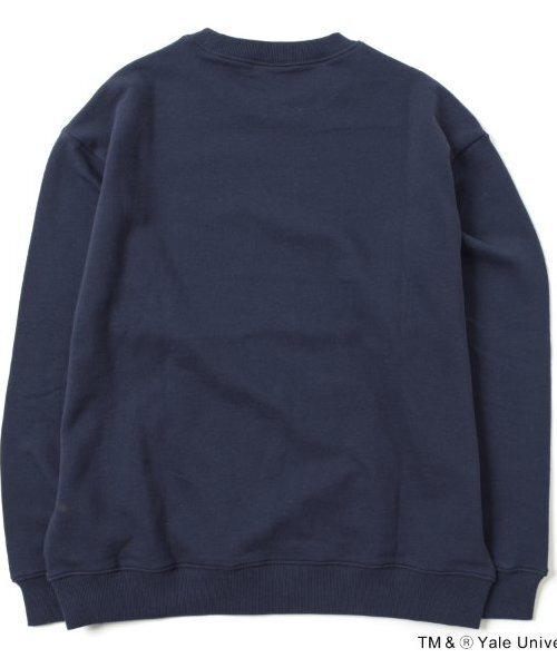 GLAZOS（グラソス）の「【YALE】フロントエンブレムロゴプリントトレーナー（スウェット・キッズ・ネイビー/グレー・S/M/L/LL）」の6枚目の写真