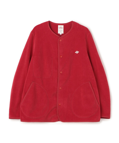 DANTON（ダントン）の「MEN'S FLEECE COLLARLESS JACKET（ノーカラージャケット・メンズ・レッド/ダークグレー/チャコール/ブラック/カーキ/クリーム/ダークグリーン・42/44/38/40）」の7枚目の写真