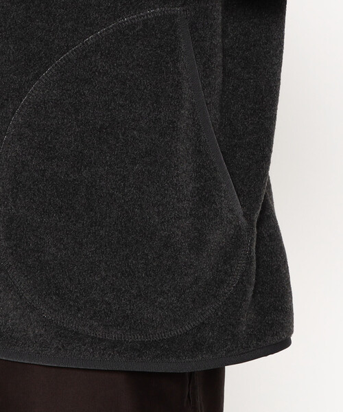 DANTON（ダントン）の「MEN'S FLEECE COLLARLESS JACKET（ノーカラージャケット・メンズ・レッド/ダークグレー/チャコール/ブラック/カーキ/クリーム/ダークグリーン・42/44/38/40）」の16枚目の写真