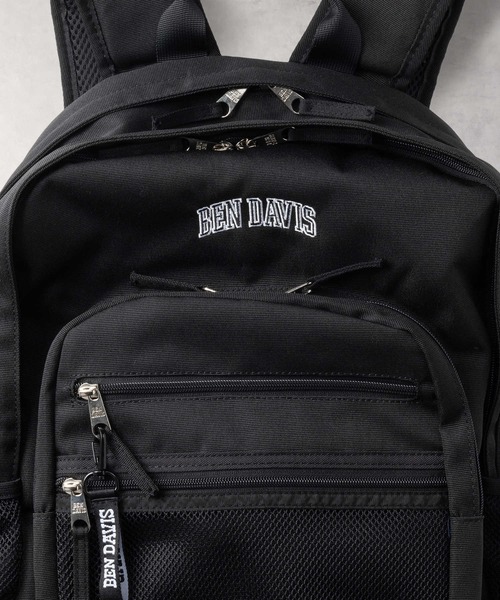 Right-on(ライトオン)の「BEN DAVIS(ベンデイビス)「MESH XL-PACK CL 」バックパック/30L(バックパック/リュック・メンズ・ブラック・ONE SIZE)」の6枚目の写真