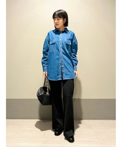 DRESSTERIOR(ドレステリア)の「ライトオンスデニムシャツ(シャツ/ブラウス・レディース・ブルー系その他・34/36/38)」の17枚目の写真