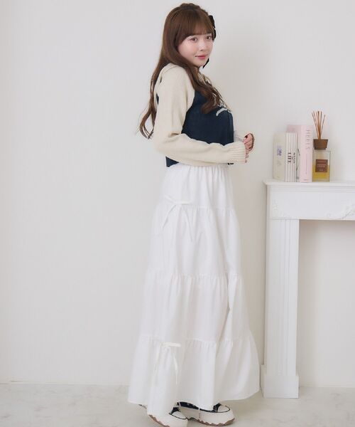 ems excite（エムズエキサイト）の「ラグランロゴNTパーカー（パーカー・レディース・ブルー/ブラウン/オフホワイト・FREE）」の21枚目の写真