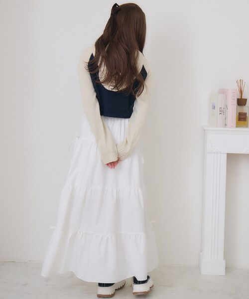 ems excite（エムズエキサイト）の「ラグランロゴNTパーカー（パーカー・レディース・ブルー/ブラウン/オフホワイト・FREE）」の15枚目の写真