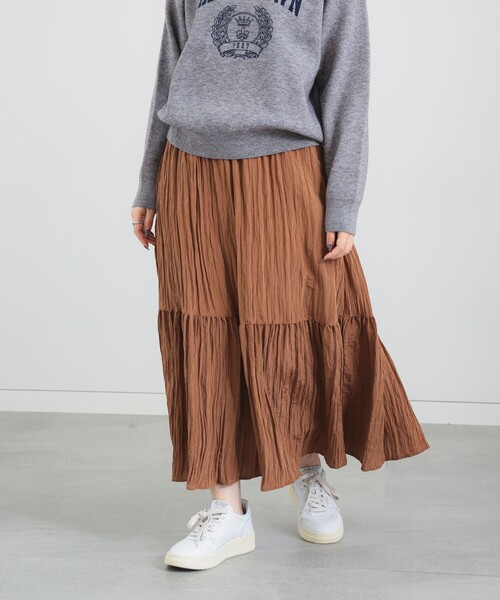 【セール】ワッシャー スカート（S～M）（スカート）｜B:MING by BEAMS（ビーミングバイビームス） 4,918円