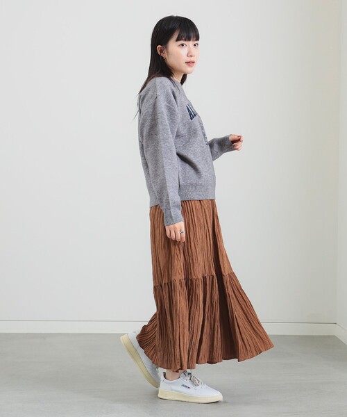 B:MING by BEAMS（ビーミングバイビームス）の「ワッシャー スカート（S～M）（スカート・レディース・ブラウン/ネイビー・SMALL/MEDIUM）」の8枚目の写真