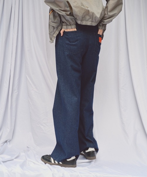common gull products.（コモンガルプロダクツ）の「夢の中のデニム（デニムパンツ・レディース・ブルー/アイボリー/ブラック・LARGE/SMALL/MEDIUM）」の13枚目の写真