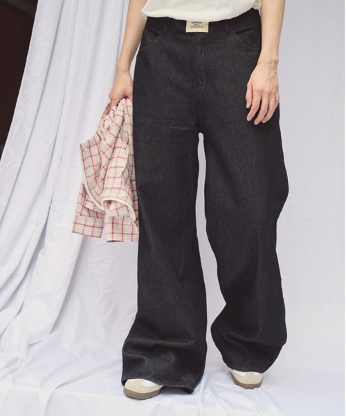 common gull products.（コモンガルプロダクツ）の「夢の中のデニム（デニムパンツ・レディース・ブルー/アイボリー/ブラック・LARGE/SMALL/MEDIUM）」の21枚目の写真