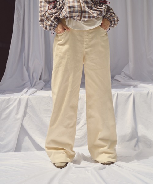 common gull products.（コモンガルプロダクツ）の「夢の中のデニム（デニムパンツ・レディース・ブルー/アイボリー/ブラック・LARGE/SMALL/MEDIUM）」の17枚目の写真