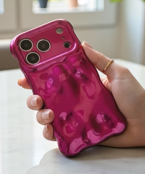 Fun & Daily(ファンアンドデイリー)の「ウェーブブロック iPhoneケース iPhone13 14 15 16 17 Pro/Pro Max/Plus/AIR(スマホケース/カバー・レディース・ブルー/シルバー/グリーン/ピンク/ブラック・iPhone 13 Pro/iPhone 13 Pro Max/iPhone 14/iPhone 14 Pro/iPhone 14 Pro Max/iPhone 15/iPhone 15 Plus/iPhone 15 Pro/iPhone 15 Pro Max/iPhone 13/iPhone 16/iPhone 16 Plus/iPhone 16 Pro/iPhone 16 Pro Max/iPhone 17/iPhone 17 Pro/iPhone 17 Pro Max/iPhone Air)」の4枚目の写真