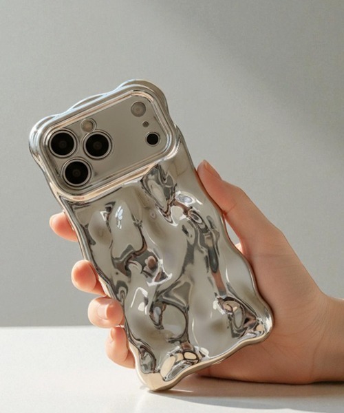 Fun & Daily(ファンアンドデイリー)の「ウェーブブロック iPhoneケース iPhone13 14 15 16 17 Pro/Pro Max/Plus/AIR(スマホケース/カバー・レディース・ブルー/シルバー/グリーン/ピンク/ブラック・iPhone 13 Pro/iPhone 13 Pro Max/iPhone 14/iPhone 14 Pro/iPhone 14 Pro Max/iPhone 15/iPhone 15 Plus/iPhone 15 Pro/iPhone 15 Pro Max/iPhone 13/iPhone 16/iPhone 16 Plus/iPhone 16 Pro/iPhone 16 Pro Max/iPhone 17/iPhone 17 Pro/iPhone 17 Pro Max/iPhone Air)」の5枚目の写真