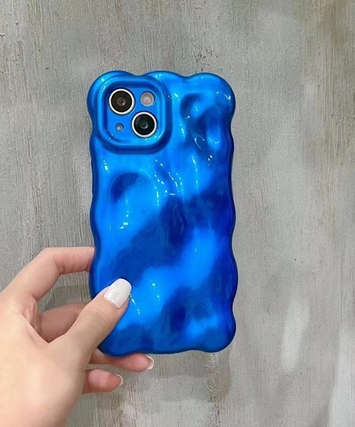 Fun & Daily(ファンアンドデイリー)の「ウェーブブロック iPhoneケース iPhone13 14 15 16 17 Pro/Pro Max/Plus/AIR(スマホケース/カバー・レディース・ブルー/シルバー/グリーン/ピンク/ブラック・iPhone 13 Pro/iPhone 13 Pro Max/iPhone 14/iPhone 14 Pro/iPhone 14 Pro Max/iPhone 15/iPhone 15 Plus/iPhone 15 Pro/iPhone 15 Pro Max/iPhone 13/iPhone 16/iPhone 16 Plus/iPhone 16 Pro/iPhone 16 Pro Max/iPhone 17/iPhone 17 Pro/iPhone 17 Pro Max/iPhone Air)」の3枚目の写真