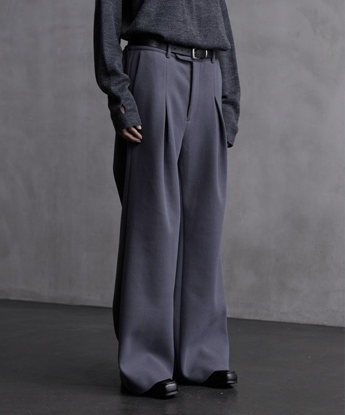 ■Dries Van Noten■コットンジャージー ワイドストレートパンツ ボトムス - dimanche ディマンシュ
