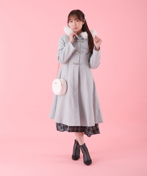 apres jour ダッフルコート コート フェイクファーダッフル