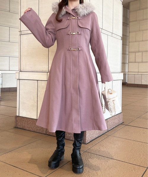 セール】フェイクファーダッフルコート【ZOZOTOWN限定アイテム