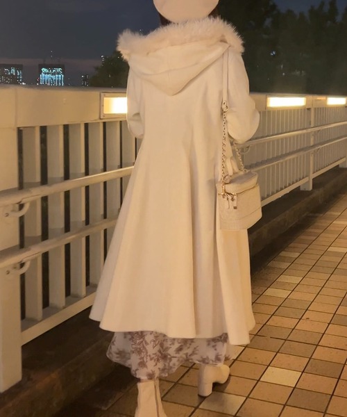 セール】フェイクファーダッフルコート【ZOZOTOWN限定アイテム