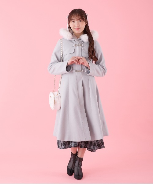 セール】フェイクファーダッフルコート【ZOZOTOWN限定アイテム