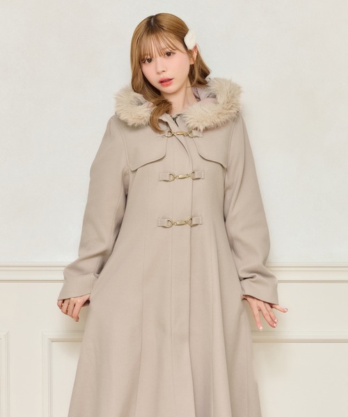 セール】フェイクファーダッフルコート【ZOZOTOWN限定アイテム