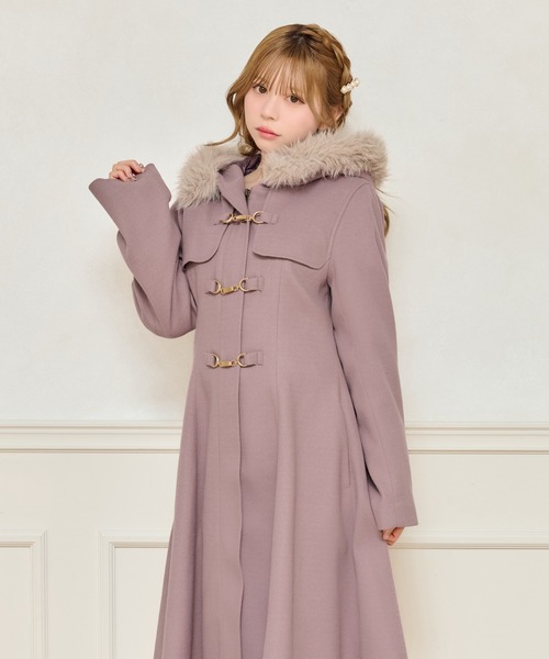 GRACE CONTINENTAL96,800円完売ファーフードダッフルコート ファーフードダッフルコート / GRACE CONTINENTAL | GRACE