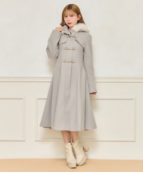 セール】フェイクファーダッフルコート【ZOZOTOWN限定アイテム