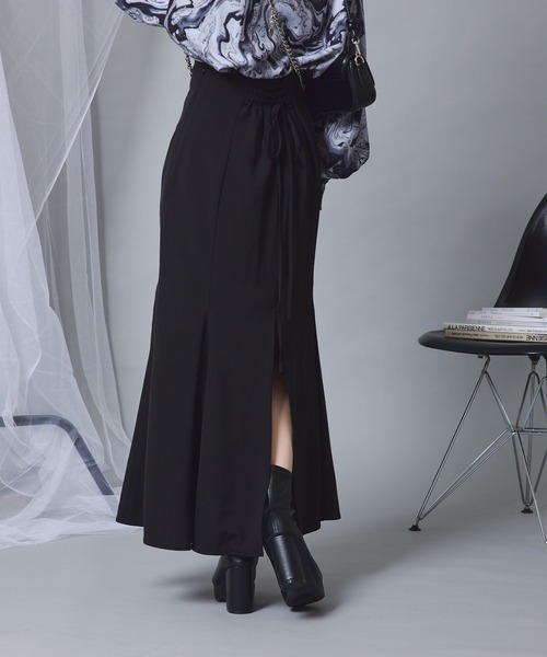 Mavie..7(メヴィセットゥ)の「【Mavie..7】美シルエットマーメイドスカート(スカート・レディース・ブラック系/ブラック・FREE)」の8枚目の写真