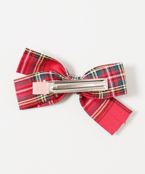 WC（ダブル シー）の「【2点SET】チェックリボンピン（ヘアピン・レディース・ネイビー/グリーン/レッド/ホワイト・FREE）」の11枚目の写真