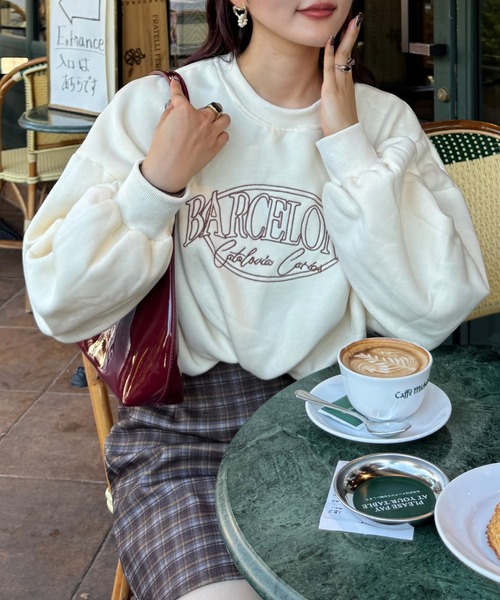 efill（エフィル）の「チェック タイトスカート（スカート・レディース・ブラウン・M）」の2枚目の写真