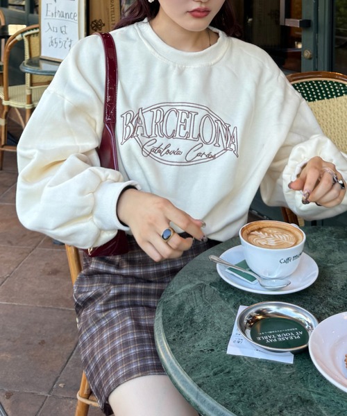 efill（エフィル）の「チェック タイトスカート（スカート・レディース・ブラウン・M）」の5枚目の写真