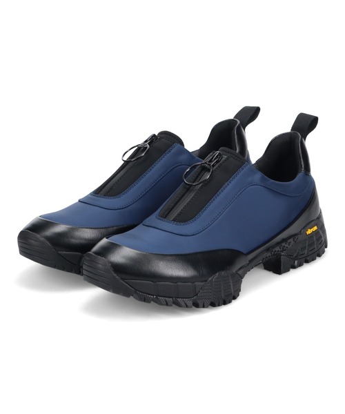 whoop-de-doo（フープディドゥ）の「VIBRAMソールセンタージップスニーカー whoop-de-doo/フープディドゥ（スニーカー・メンズ・ホワイト/ブラック/チャコールアッシュ/ネイビー・43/42/41/40/44）」の4枚目の写真