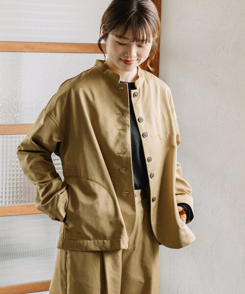 【セール】スタンドカラージャケット（その他アウター）｜POU DOU DOU（プードゥドゥ）