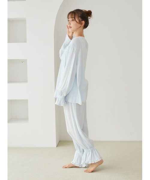gelato pique（ジェラートピケ）の「ガーゼブラウス（ルームウェア