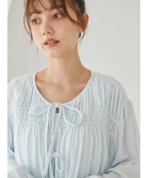 gelato pique（ジェラートピケ）の「ガーゼブラウス（ルーム