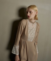 et.UNiVER（エトユニベール）の「Square patchwork pants（パンツドレス）」