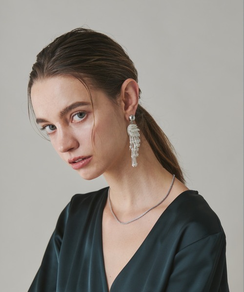 ciite'(シーテ)の「大振りパール × ビーズ ピアス (両耳用)(ピアス(両耳用)・レディース・シルバー/ゴールド・FREE)」の14枚目の写真