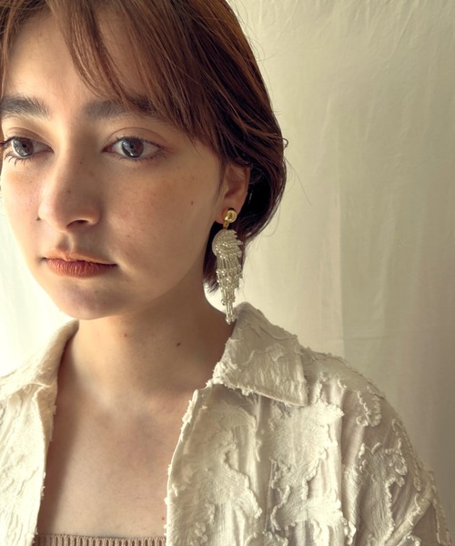 ciite'(シーテ)の「大振りパール × ビーズ ピアス (両耳用)(ピアス(両耳用)・レディース・シルバー/ゴールド・FREE)」の18枚目の写真