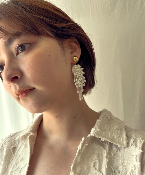 ciite'(シーテ)の「大振りパール × ビーズ ピアス (両耳用)(ピアス(両耳用)・レディース・シルバー/ゴールド・FREE)」の19枚目の写真