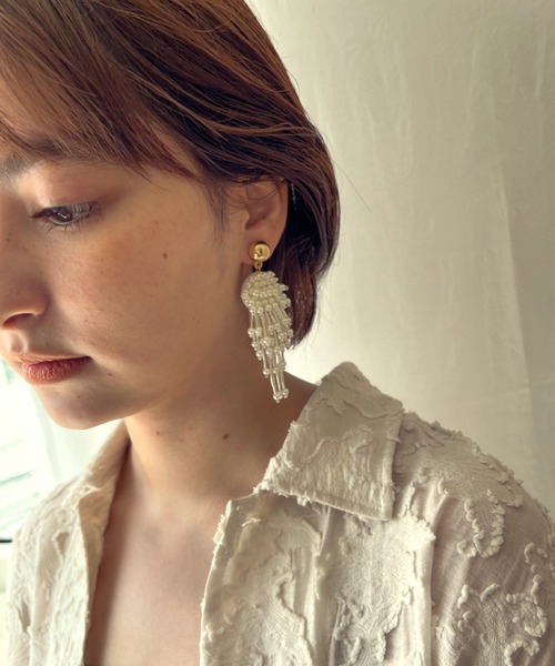 ciite'(シーテ)の「大振りパール × ビーズ ピアス (両耳用)(ピアス(両耳用)・レディース・シルバー/ゴールド・FREE)」の20枚目の写真